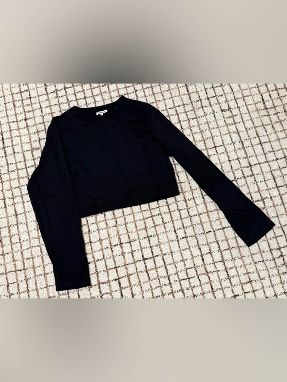 REFORMATION Cropped Long-Sleeve (S)